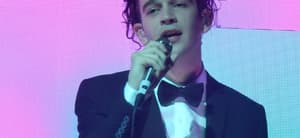 Matty Healy performing with his band The 1975