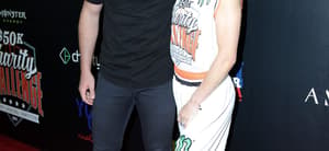 Jenna Johnson & Val Chmerkovskiy at Monster Energy $50K Charity Challenge Celebrity Basketball Game - Westwood