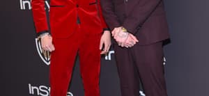 Machine Gun Kelly and Pete Davidson at the 20th Annual InStyle and Warner Bros. Golden Globe after party
