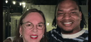 Jamal Hinton and Wanda Dench