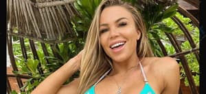 Lauren Drain Wears Thong Bodysuit To Promote Fan Site