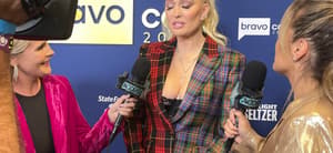 Erika Jayne and Lisa Rinna on the red carpet at BravoCon in NYC