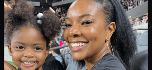 Gabrielle Union and Kaavia
