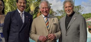 Lionel Richie and King Charles at the Prince's Trust International reception