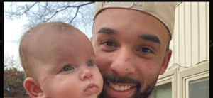 Bartise Bowden and his son Hayden