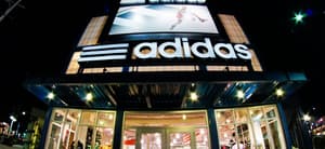 The front view of an Adidas store