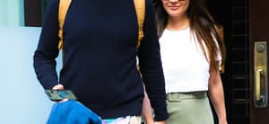 John Mulaney and Olivia Munn seen holding hands while heading to the comedian's standup show at Madison Square Garden in New York City