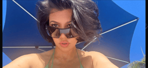 Kourtney Kardashian is having a sweet summer with baby bump in bikini