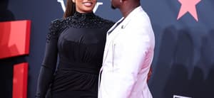 Ray J and Princess Love at the BET Awards 2022