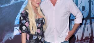 Tori Spelling and Dean McDermott atremiere 'Zombie Tidal Wave' In Los Angeles