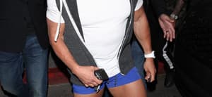Dan Bilzerian is seen leaving Warwick night club with a few beautiful women
