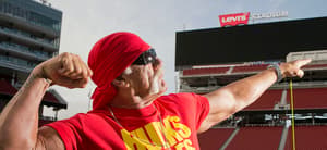 "Hulk" Hogan at Levi's Stadium in Santa Clara, Calif.