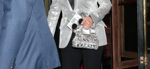 Kris Jenner and Corey Gamble leaving Beyonce after party in Paris