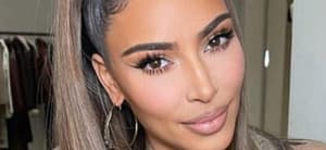 Kim Kardashian close up