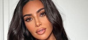 Kim Kardashian close up