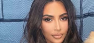 Kim Kardashian close up