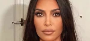 Kim Kardashian close up