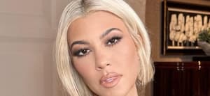 Kourtney Kardashian close up