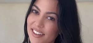 Kourtney Kardashian close up