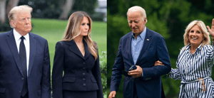 Melania Trump, Donald Trump, Joe Biden, Jill Biden