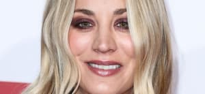 Kaley Cuoco close up