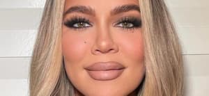 Khloe Kardashian smiling
