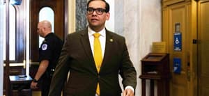 George Santos at the US Capitol
