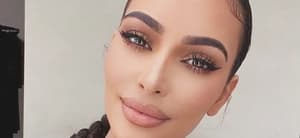 Kim Kardashian close up