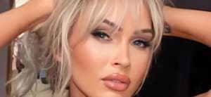 Megan Fox poses close up