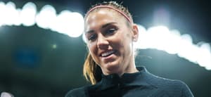 Alex Morgan smiling