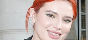 Bella Thorne smiles close up