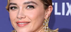 Florence Pugh posing close up