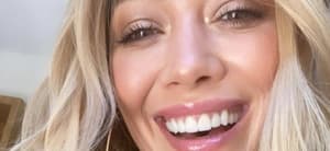 Hilary Duff close up and smiling