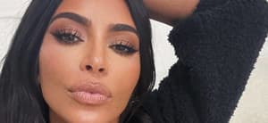 Kim Kardashian close up