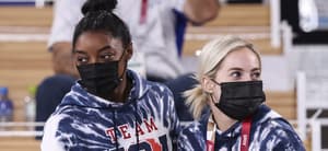 Simone Biles and MyKayla Skinner at Olympic Games Tokyo 2020