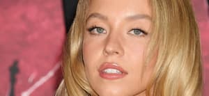 Sydney Sweeney poses close up
