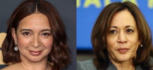 Maya Rudolph (left) Kamala Harris (right)