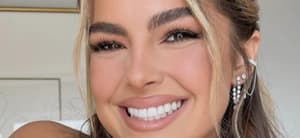 Addison Rae smiles close up