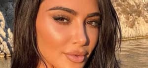 Kim Kardashian close up