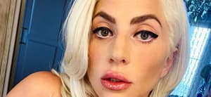 Lady Gaga takes a selfie