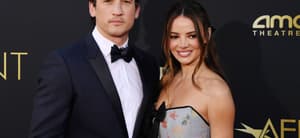 Miles Teller and Keleigh Sperry attend the 49th AFI Lifetime Achievement Award Gala Tribute Celebrating Nicole Kidman