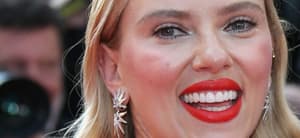 Scarlett Johansson smiles close up