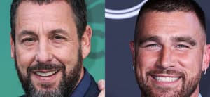 Adam Sandler (left ) Travis Kelc (right)