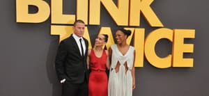 Channing Tatum, Zoe Kravitz, and Naomi Ackie at Blink Twice premiere