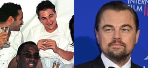 Photo of Diddy's 1999 Hamptons Labor Day Party; Leonardo DiCaprio photo collage