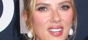 Scarlett Johansson smiles close up