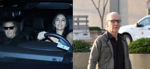 Al-Pacino, Noor Alfallah and Bill Maher photo collage