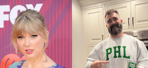 Taylor Swift and Jason Kelce