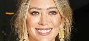 Hilary Duff smiles close up