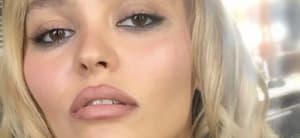 Lily-Rose Depp close up